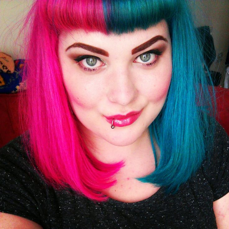 25 Women That Rocked Split Dyed Hair